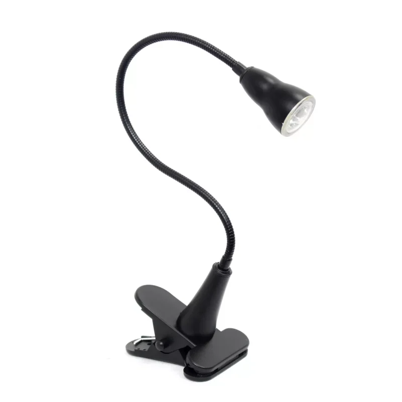Home Sleek Essentials 22.75" Basic Clip (Includes LED Light Bulb) with Flexible Gooseneck
